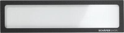 Schäfer Shop Select Magnetrahmen, für Überschriften (DIN A5/ DIN A4), UV-beständige PET-Folie, schwarz, 4 Stück