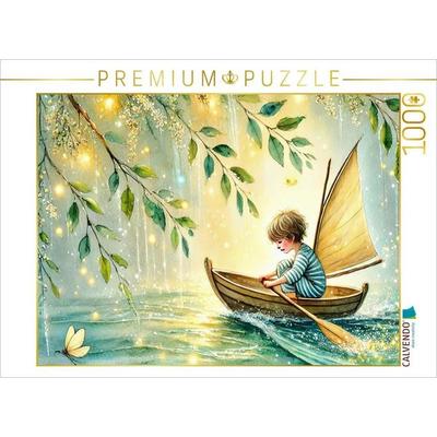 CALVENDO Puzzle Ein Jahr mit deinem inneren Kind - HD-Leinwand & Puzzle 'Abenteuer' | 1000 Teile Lege-Größe 64x48cm Foto-Puzzle für glückliche Stunden
