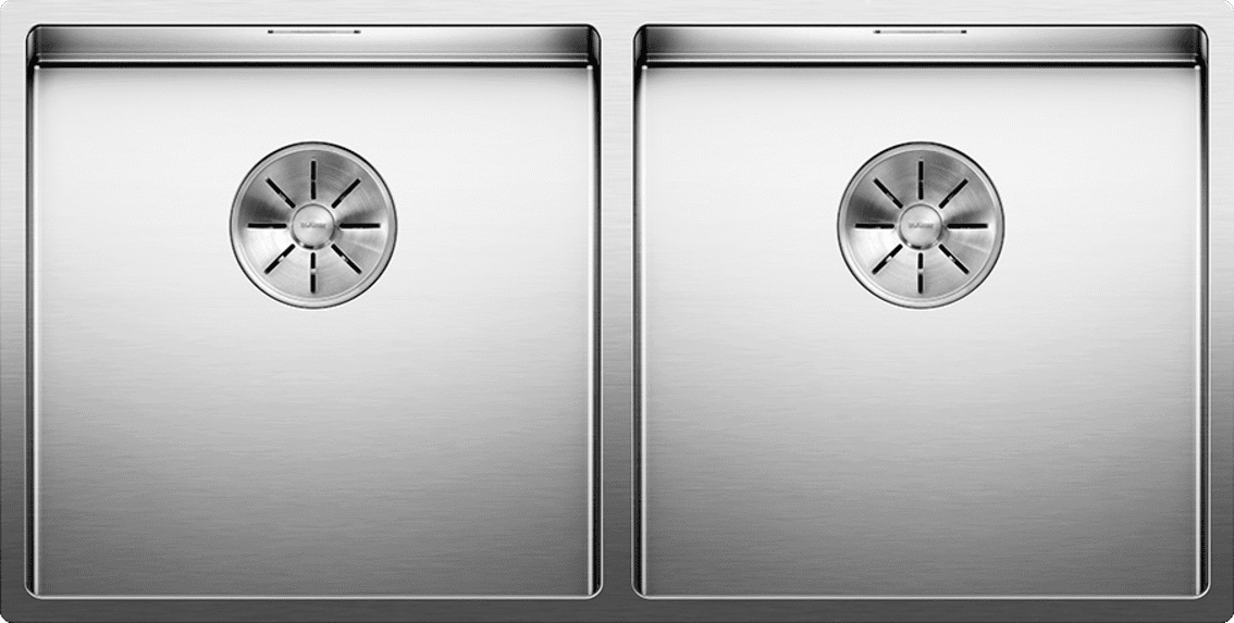 Blanco Claron évier 521617400/400-IF, 86,5 x 44 cm, Inox satiné