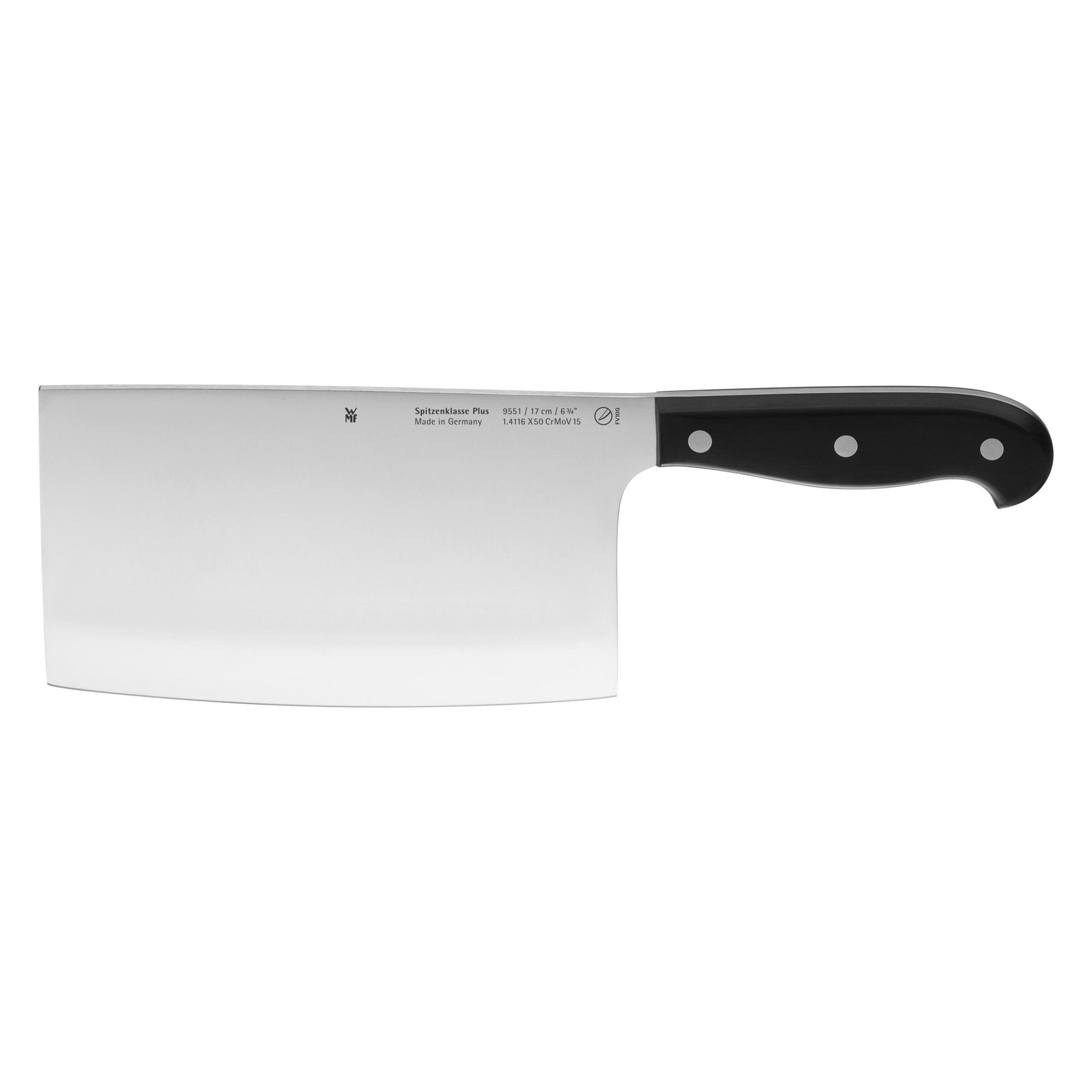 WMF Chinesisches Hackmesser SPITZENKLASSE PLUS Schwarz (17 cm) (18.9551.6032)