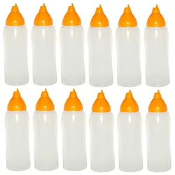 GVK ECO 12 gelbe Quetschflaschen 750 ml tropffrei Ketchupflaschen Senfflasche Mayonaiseflasche