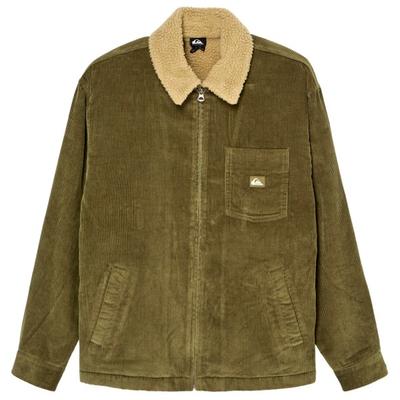 Quiksilver - DNA Sherpa Harrington Jacket - Freizeitjacke Gr S oliv