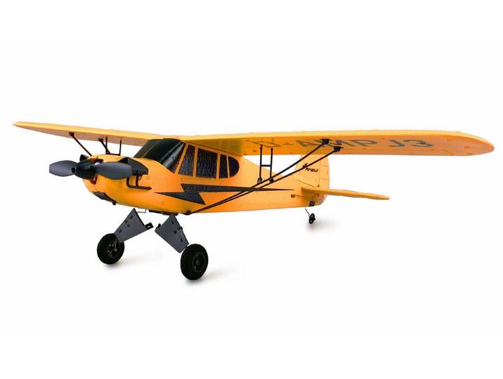 Amewi RC-Bagger Amewi RC Flugzeug Piper J-3 Cup rot/weiß, 3-Kanal RTF, Gyro, Mode 2