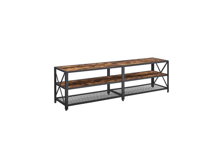 Hansiro Tv-Schrank Bamako, Braun, 39x52x178 cm, Wohnzimmer, TV Möbel, Lowboards, Lowboards stehend