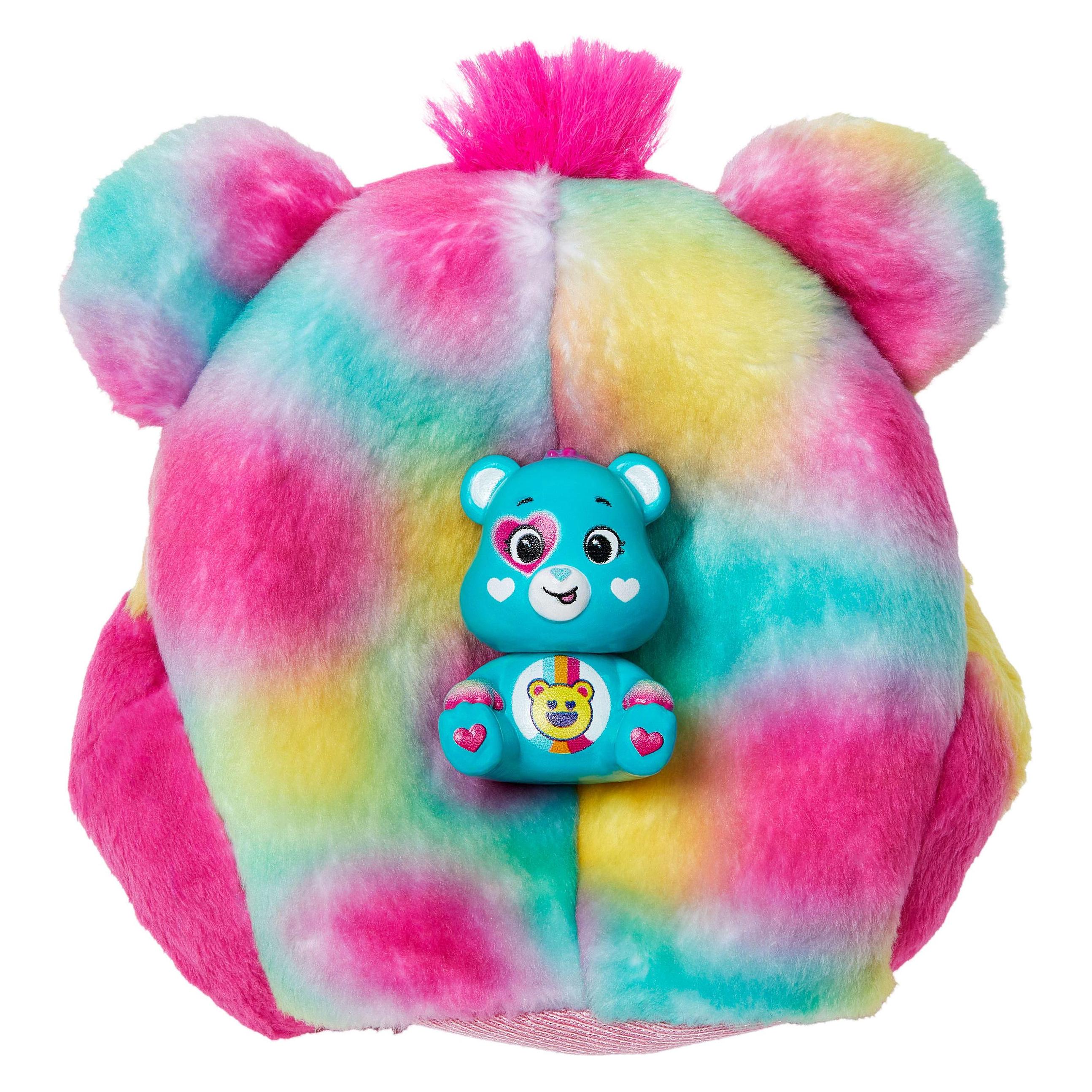 Barbie Puppe mit Accessoires, Glücksbärchis-Serie 2, Good-Vibes-Bärchi (JFV62)