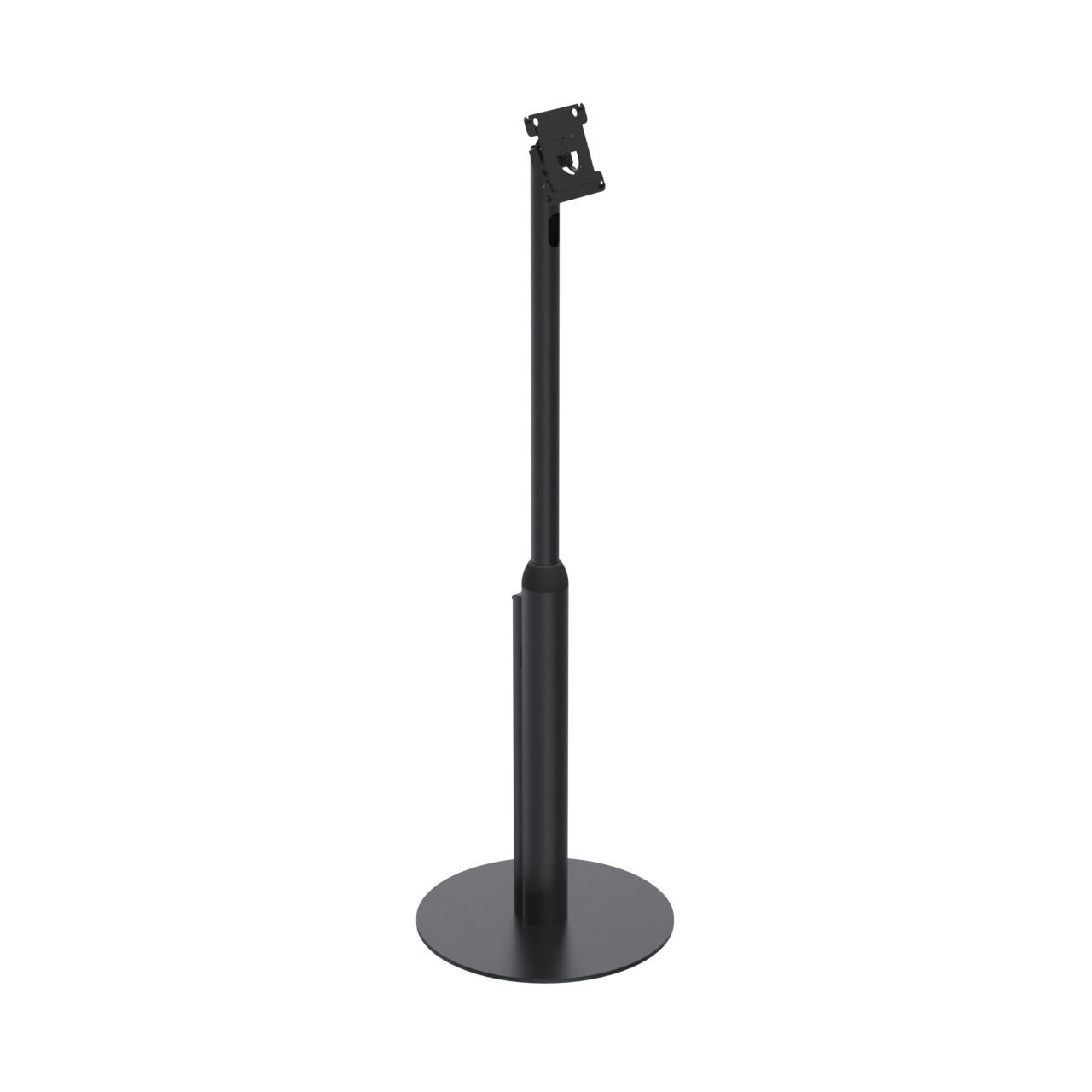 ERGONOMIC SOLUTIONS SPACEPOLE ARC VESA 75/100 ADJUSTABLE FLOOR STAND - WHITE