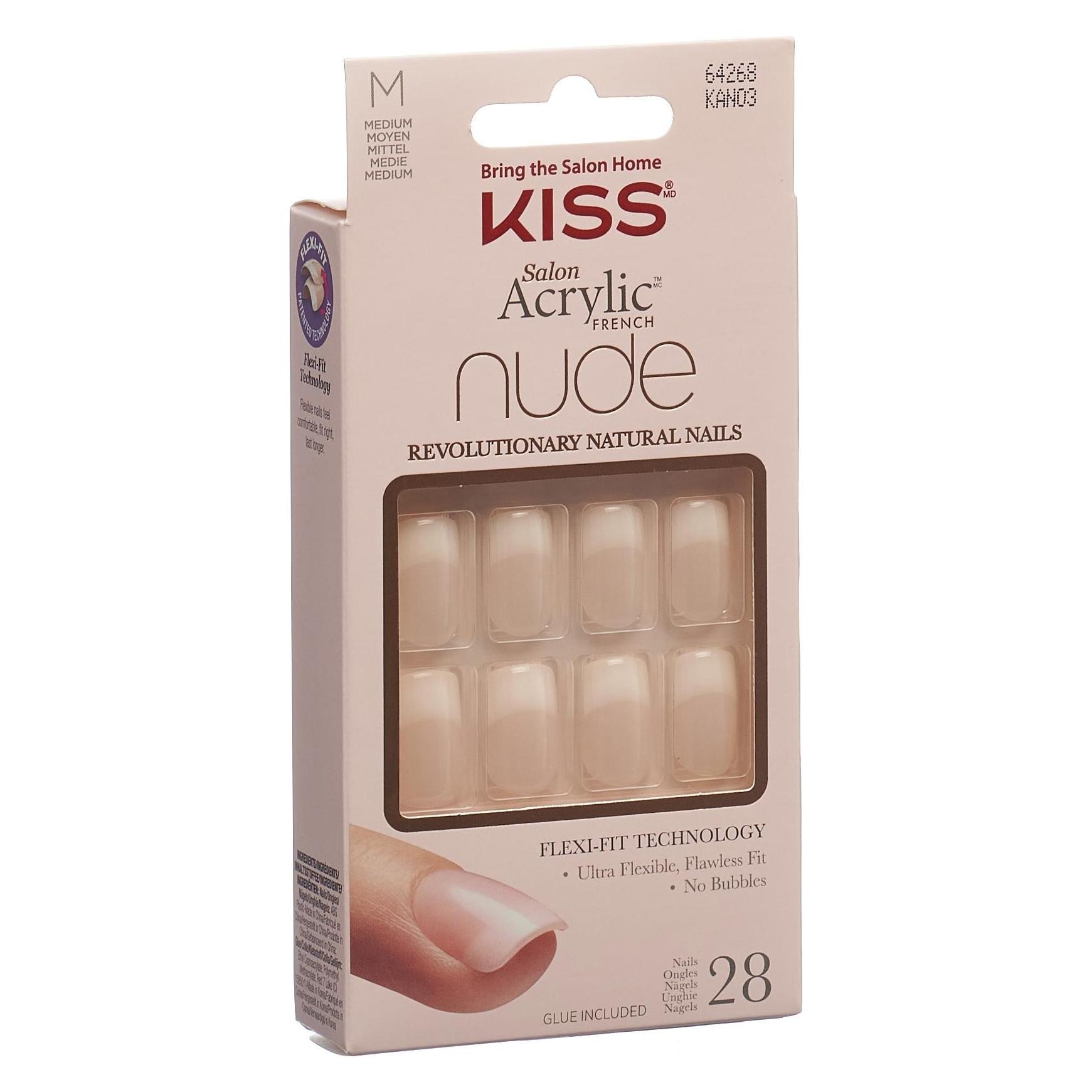 KISS Salon Acryl Nude (Kunstnägel, Nude) (30012)