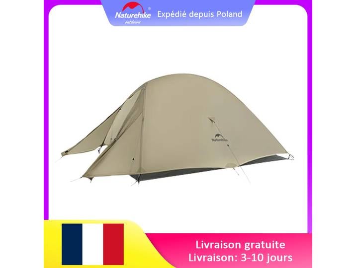 Tente de camping Naturehike, tentes de randonnée, alpinisme, voyage, extérieur, nuitée, portable, légère, imperméable, abri solaire