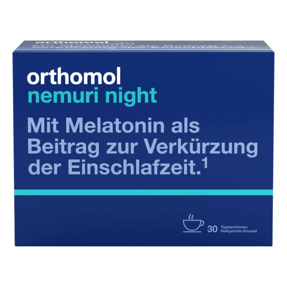 Orthomol pharmazeutische Orthomol Nemuri night Heißgetränk-Granulat 16918007