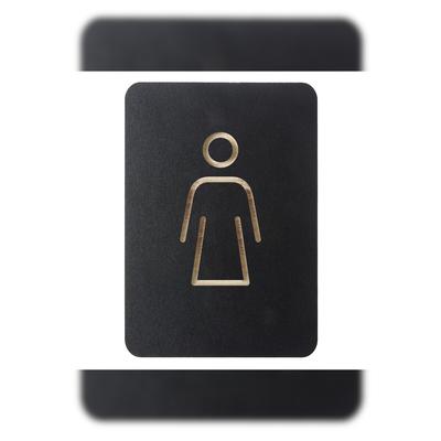 Piktogrammschilder Europel Frau schwarz 421034