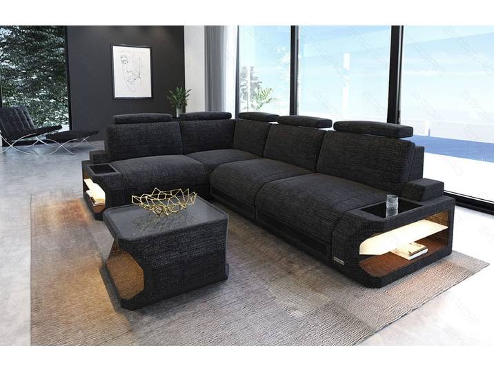Stoff Ecksofa Siena L-Form