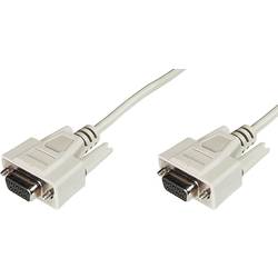 Digitus Seriell Anschlusskabel [1x D-SUB-Buchse 9pol. - 1x D-SUB-Buchse 9pol.] 3.00 m Beige AK-610106-030-E