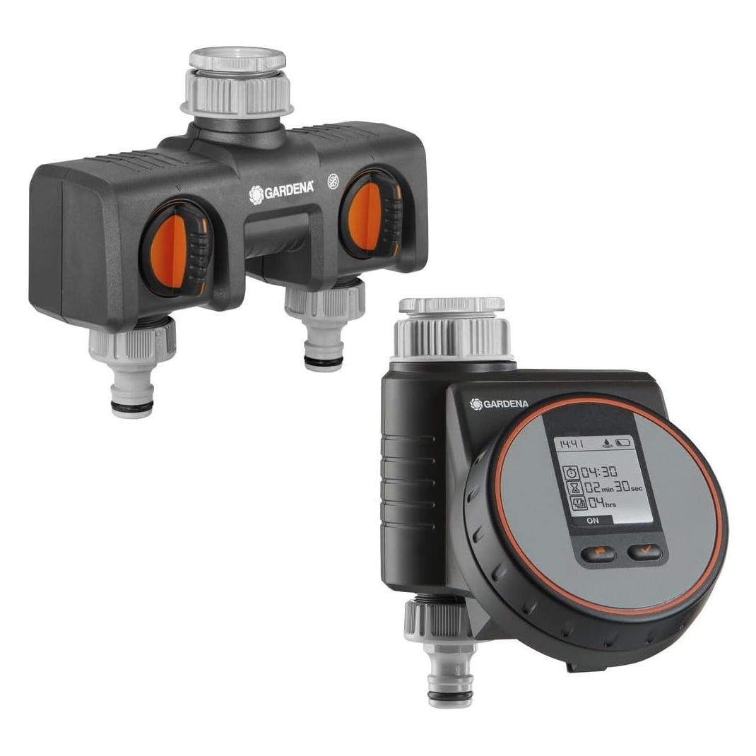 Gardena Water Control Flex Twin Tap Connector Set (Bewässerungscomputer) (01895-20.000.00)
