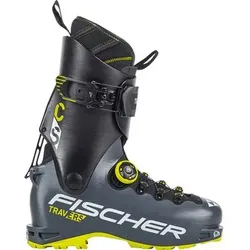 FISCHER Herren Tourenstiefel TRAVERS CS YELLOW - GREY/BLACK, Größe 27,5 in Grau Grau