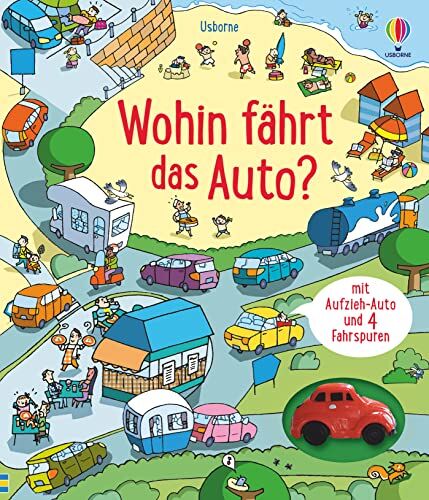 Fiona Watt - Wohin fährt das Auto?: mit Aufzieh-Auto und 4 Fahrspuren - Preis vom 10.10.2026 11:48:34 h