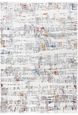 Alora Decor Opal Grey, Ivory Multi-colored Abstract Rug