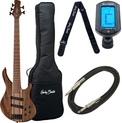 Harley Benton HBZ-2005 Deluxe Series Bundle Natur matt