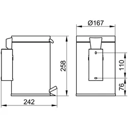Keuco Hygieneabfallsammler Plan 14977, 14977010000