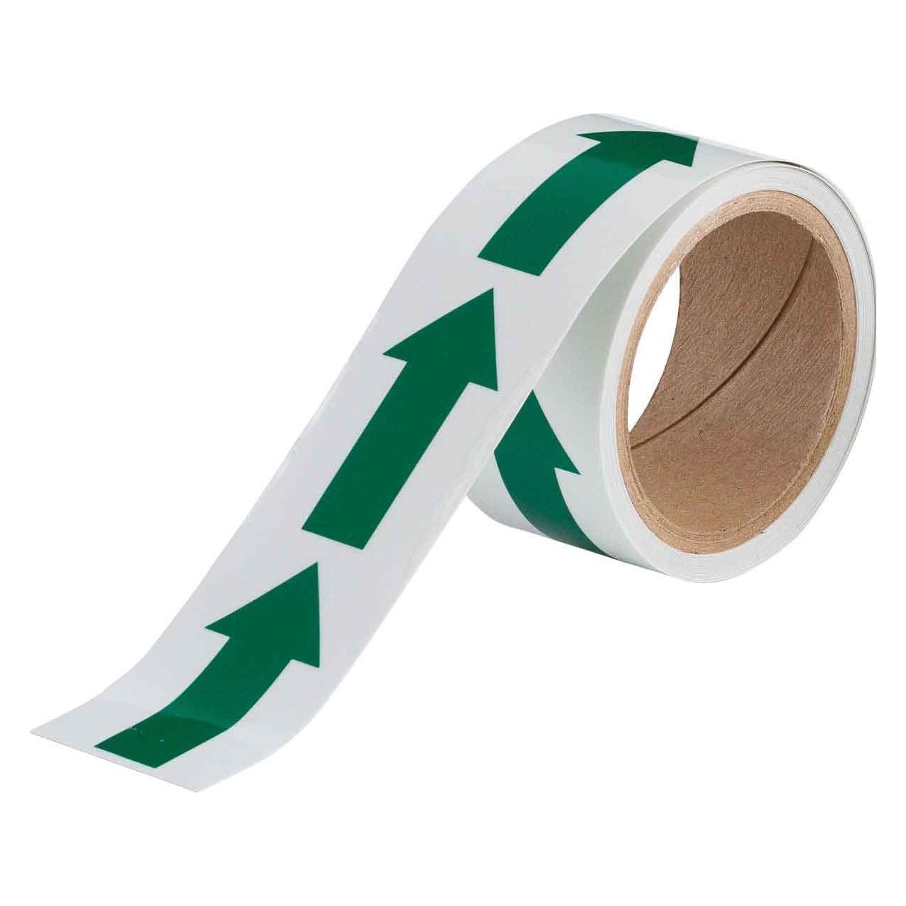 Brady B-324, Nachleuchtende Richtungspfeilbänder, Pfeilförmig, Polyester, 50mm x 4,5m, permanent (90973)