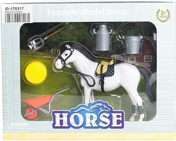 ADAR Paard met accessoires en speelgoedfiguurtjes