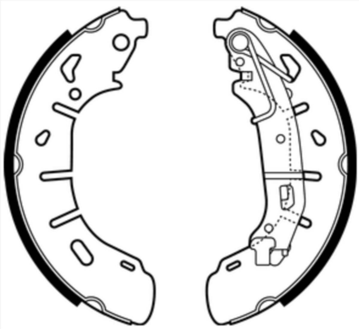 Bremsbackensatz ABE C0F034ABE