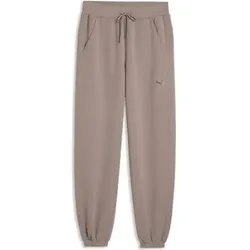 Puma Damen Fitness / Workout Sporthosen lang Trainingshosen Da W CLOUDSPUN JOGGER, Größe XL in beige beige