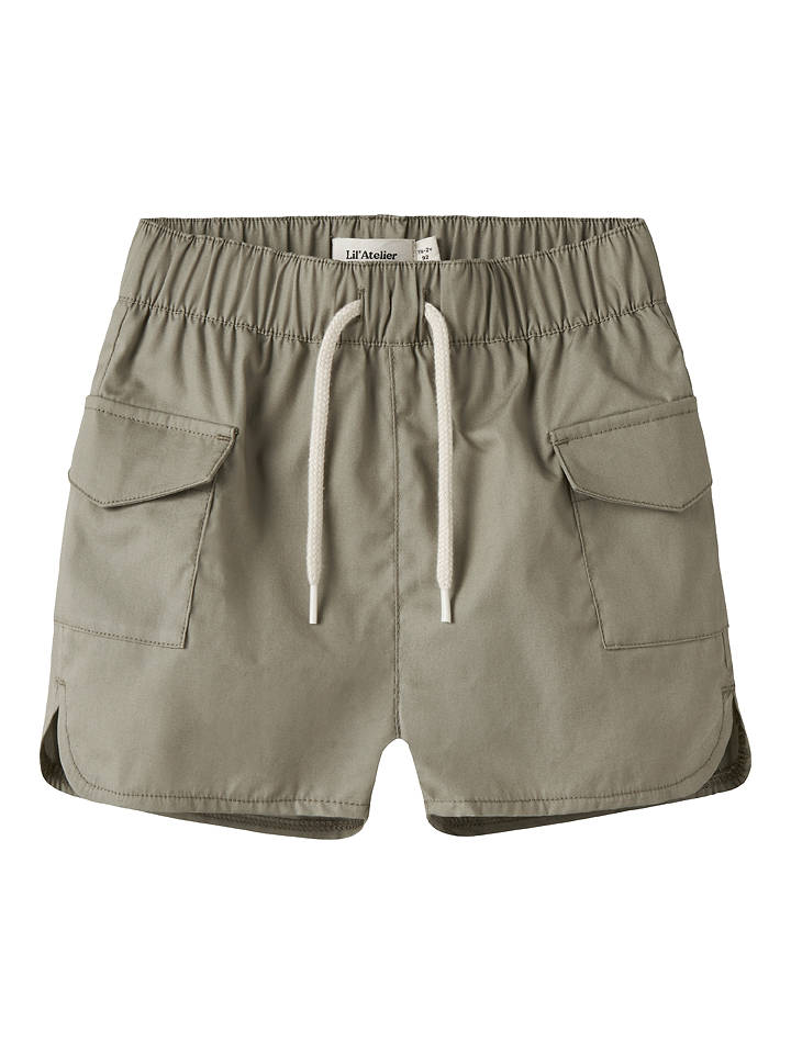 Lil Atelier Badeshorts "Andy" in Khaki - 122
