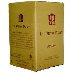 BIB 5L - Petit Pont Rouge Réserve 2025 -  Domaines Robert Vic Preignes le Vieux