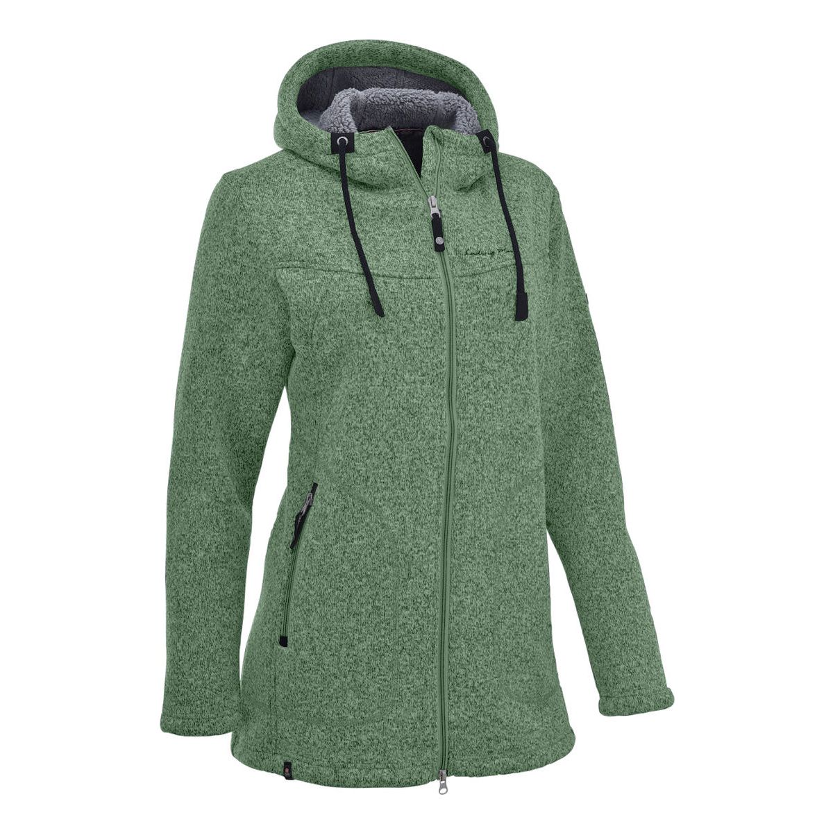 MAUL Sport Wilde Kaiserin - Strickfleece Mantel m. Kap. offwhite (19) 36 5813700202-19-36