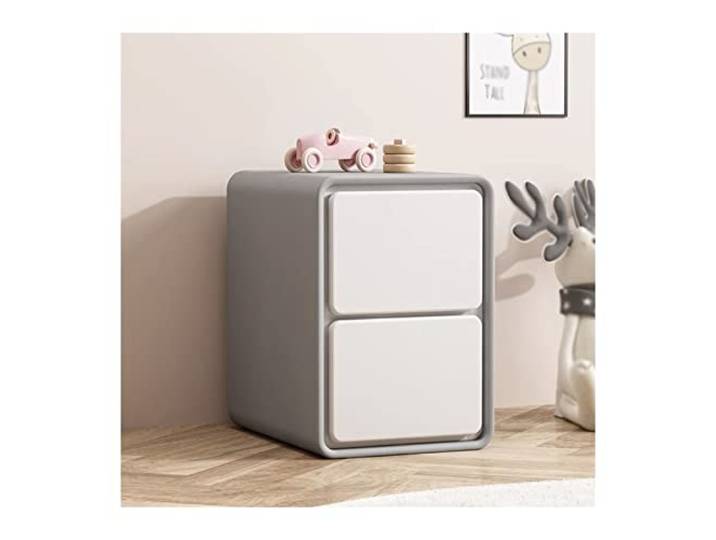 YANG11FAN Vielseitig Kleiner Nachttisch aus Leder for Schlafzimmer, mit Stauraum(L35xD40xH48cm)