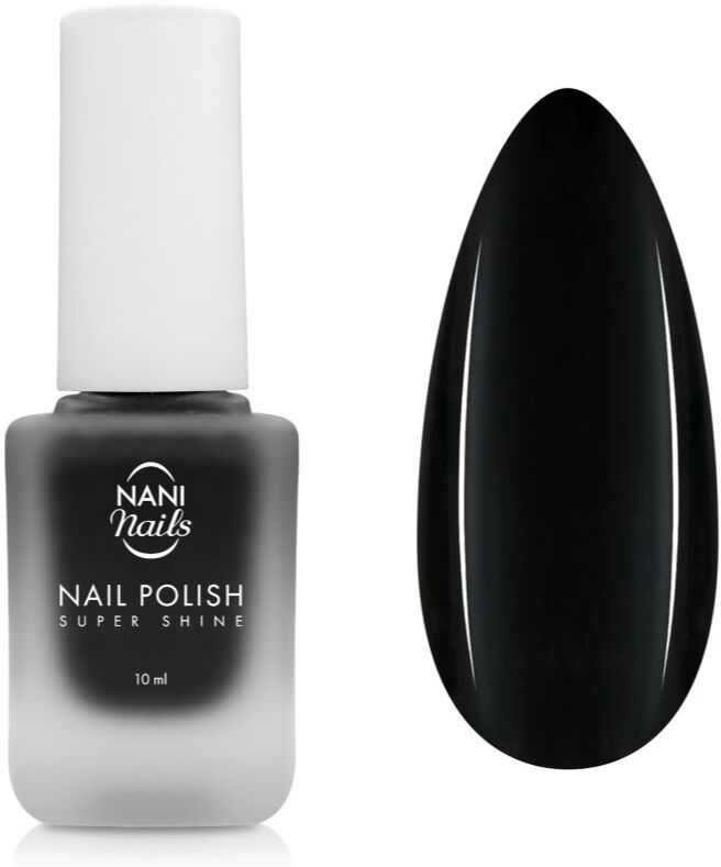 NaniNails NANI Super Shine long-lasting nail polish shade Black Velvet 10 ml