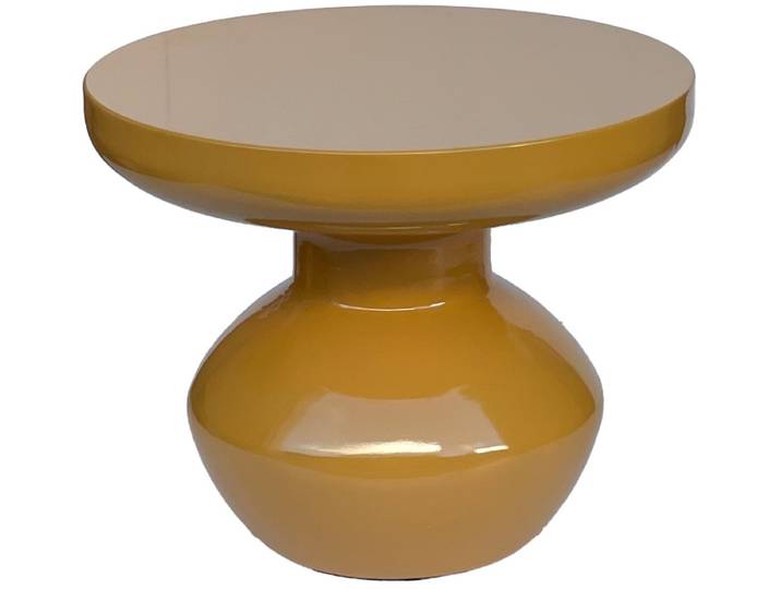 Brix - Bijzettafel Lou Mustard - 40.5x40.5x34cm