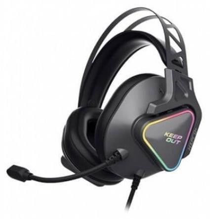 KeepOut HXPRO+ Gaming Hoofdtelefoon met microfoon, Zwart