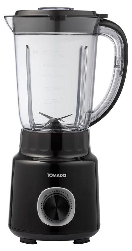 Tomado TTB1501B Blender - 1,5 liter - 500W - Smoothie maker - Zwart