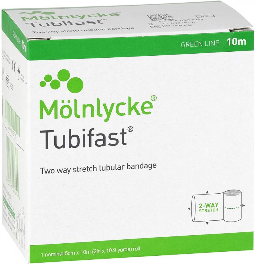 Tubifast 2-way Stretch 5 cmx10 m grün