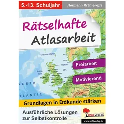 Rätselhafte Atlasarbeit, Schulbücher von Hermann Krämer-Eis