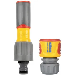 Hozelock, Gartenbrause, PLUS + Aquastopp 100-100-226 Gartenspritze mit Anschluss-Set