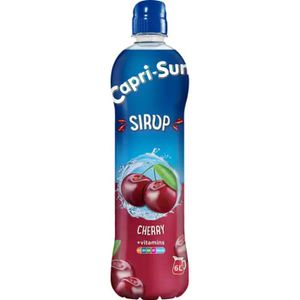 Capri-Sun Sirup Cherry + Vitamins, Getränkesirup für ca. 6 Liter Fertiggetränk, 600 ml