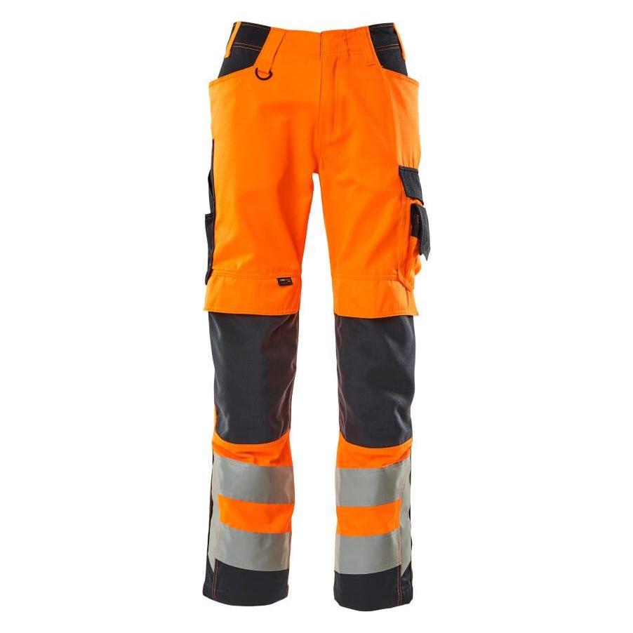 Mascot Bundhose Safe Supreme Sommer EN20471 orange/schwarzblau Gr. 52 (52) (5711074869114)