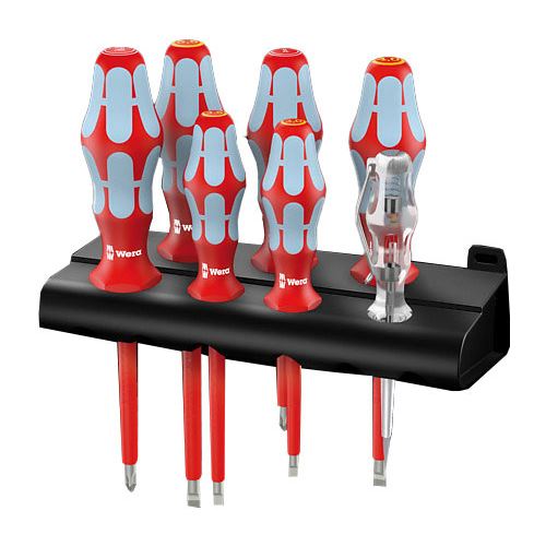 Wera Schraubendreherset 6tlg 2PH 4Schlitz 1000V Schutzisoliert 1000V Karton (Box)