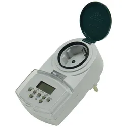 ChiliTec digitale Wochen-Zeitschaltuhr "DAZ-7" IP44, max. 2000W / 8,7A