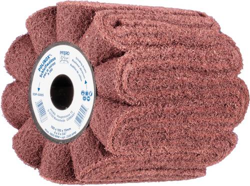 PFERD TOOLS 44641203 POLINOX Vlies-Schleifwalze PNG Ø 100 x 100mm Keilnut 19mm A 280 für Feinschliff & Finish 100mm 1St.