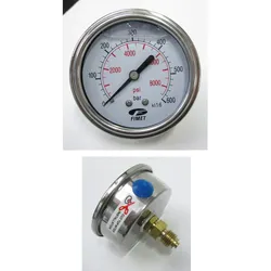 Metallkraft Manometer WPP 20/30/50 BK R1154 / Ø63 / max. 600bar