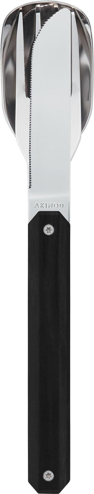 Akinod bestekset, 12-delig, ebbenhout