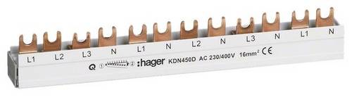 Hager KDN450D Phasenschiene 210mm 1St.