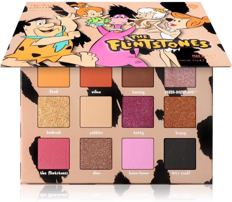 Mad Beauty The Flinstones Eyeshadow Palette 12x2.5 g