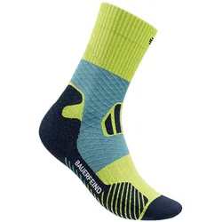 Bauerfeind Sports Herren Trail Run Mid Cut Socks grün