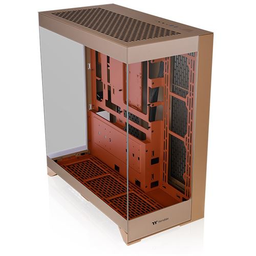 Thermaltake CTE E550 TG Gravel Sand Midi Tower ohne Netzteil beige