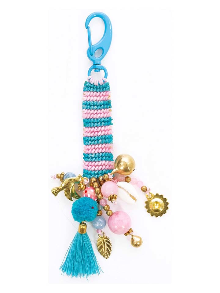Overbeck and Friends Schlüsselanhänger "Jacky" in Mint/ Rosa - (L)15 cm - onesize