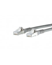 METZ CONNECT IT Patch-Kabel RJ-45 M bis M 1 m abgeschirmt CAT 6a halogenfrei Grau (1308451033-E)